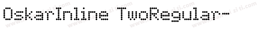OskarInline TwoRegular字体转换